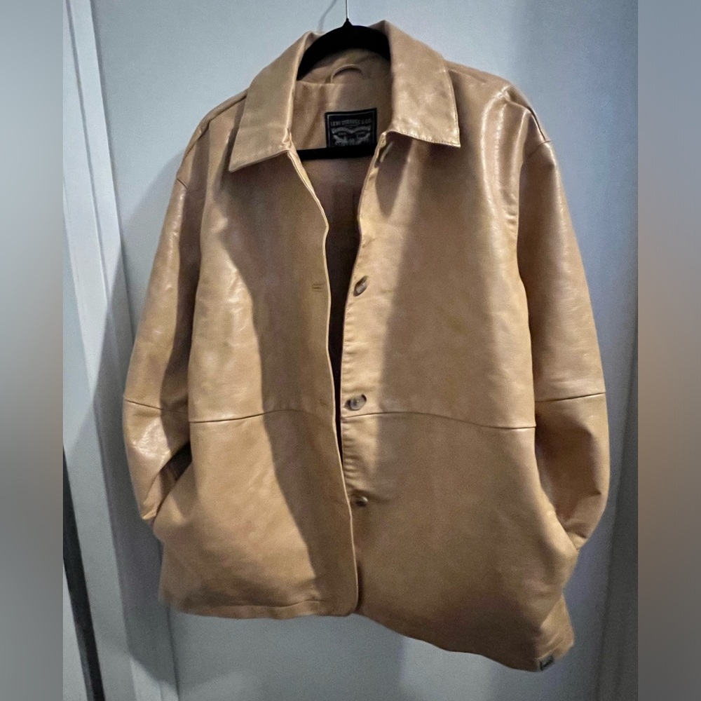 NWT Levi’s Faux Leather Blazer